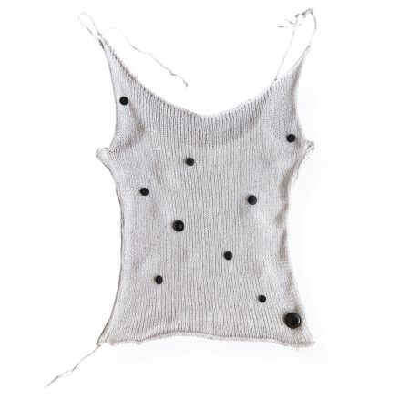Silk Dot Moon Top