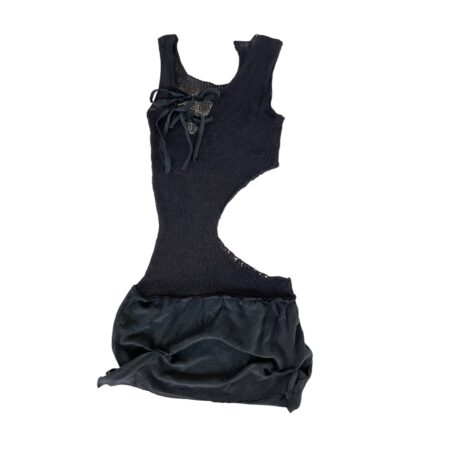 half moon silk dress